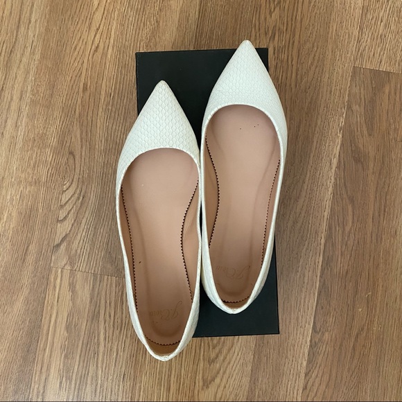 J.crew pointy toe flat in python - Picture 1 of 16